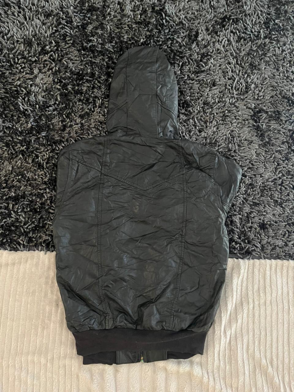 Reworked vintage Leather jacket | Winterwear|Streetwear