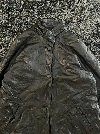 LONG Leather jacket | Winterwear|Streetwear