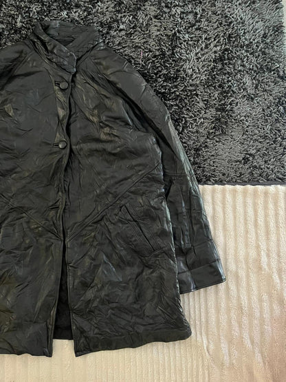 LONG Leather jacket | Winterwear|Streetwear