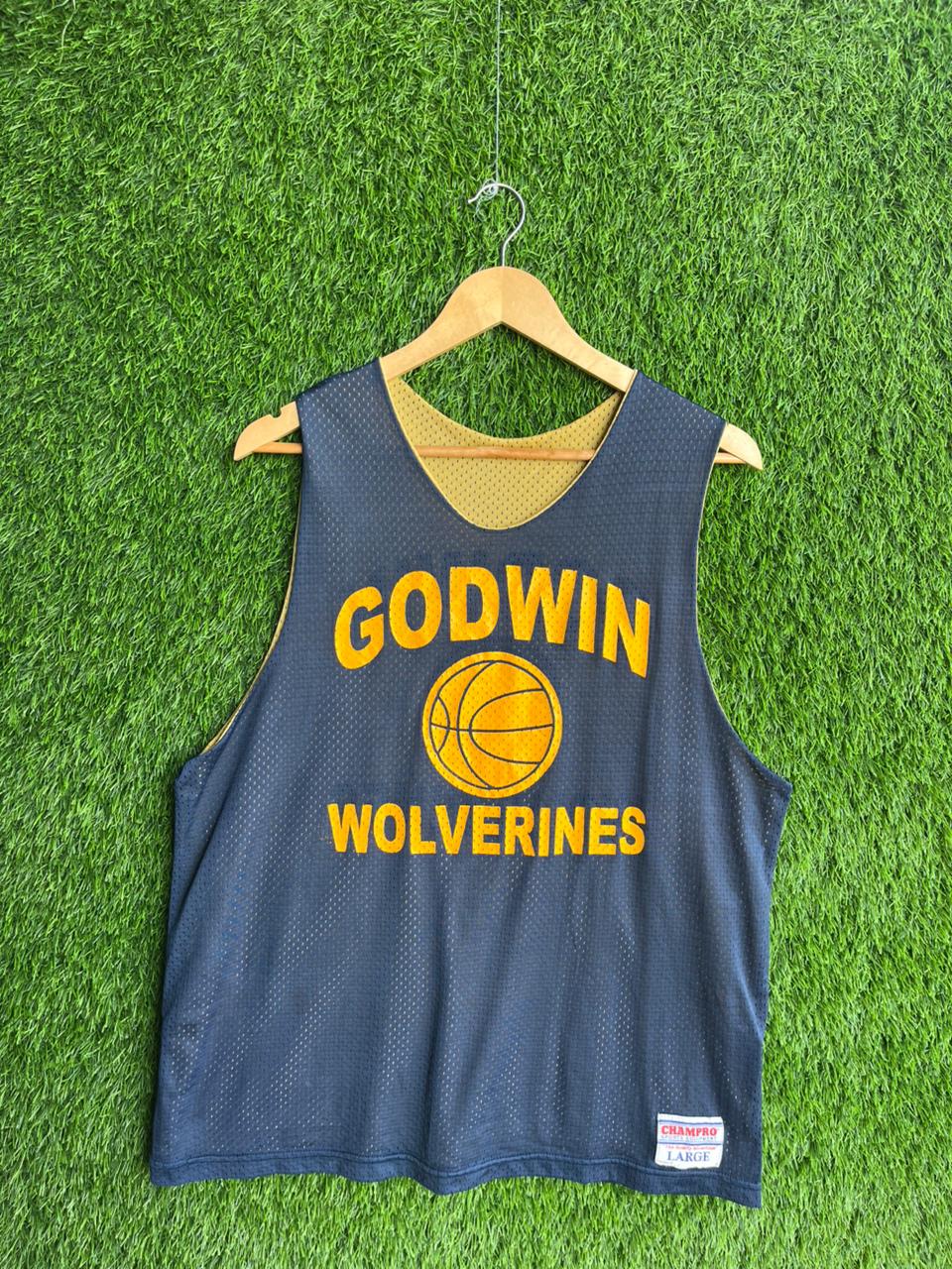 NBA GODWIN WOLVERINES Jersey |Vintage Oversized Streetwear | Men Women |  Online Shopping