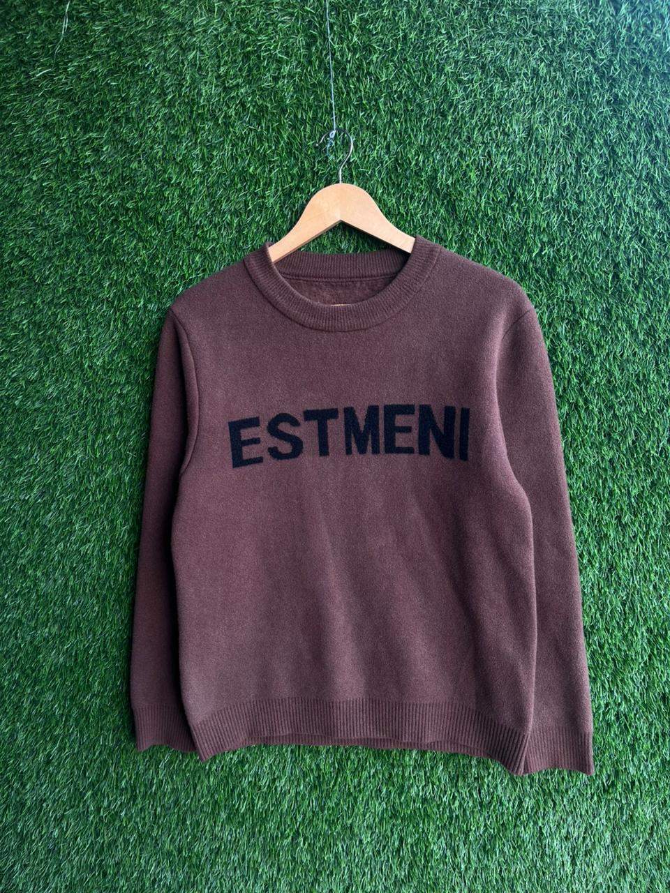 SWEATER ESTMENI |Vintage Oversized Streetwear | Men Women |  Online Shopping