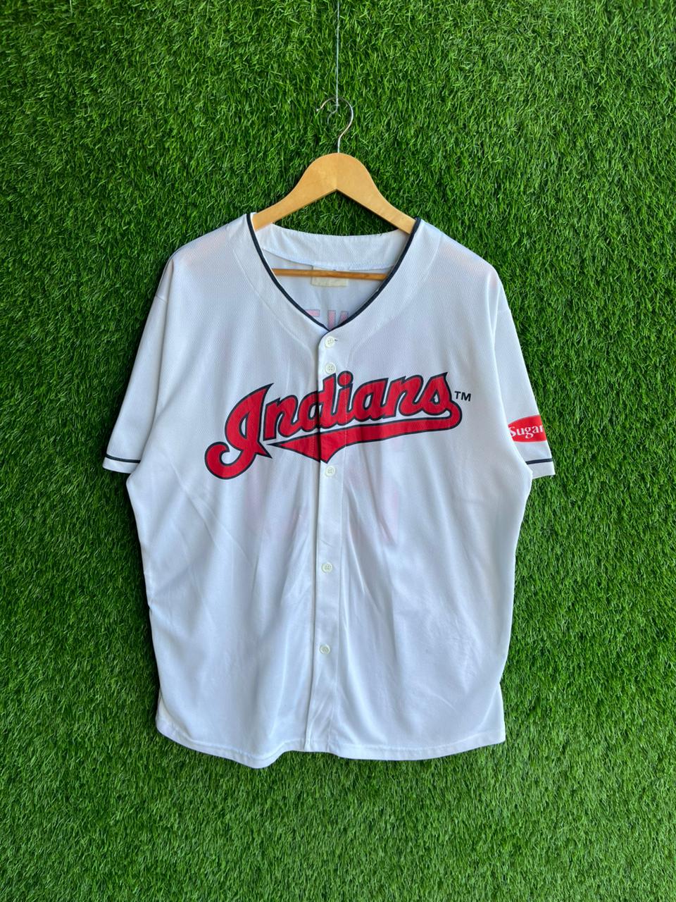 MLB INDIANS Jersey |Vintage Oversized Streetwear | Men Women |  Online Shopping