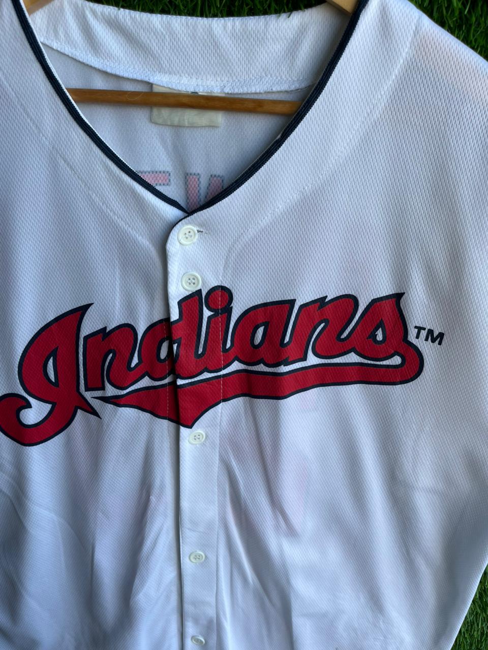 MLB INDIANS Jersey |Vintage Oversized Streetwear | Men Women |  Online Shopping