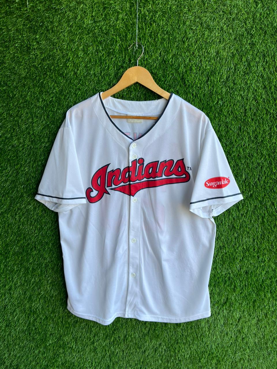 MLB INDIANS Jersey |Vintage Oversized Streetwear | Men Women |  Online Shopping