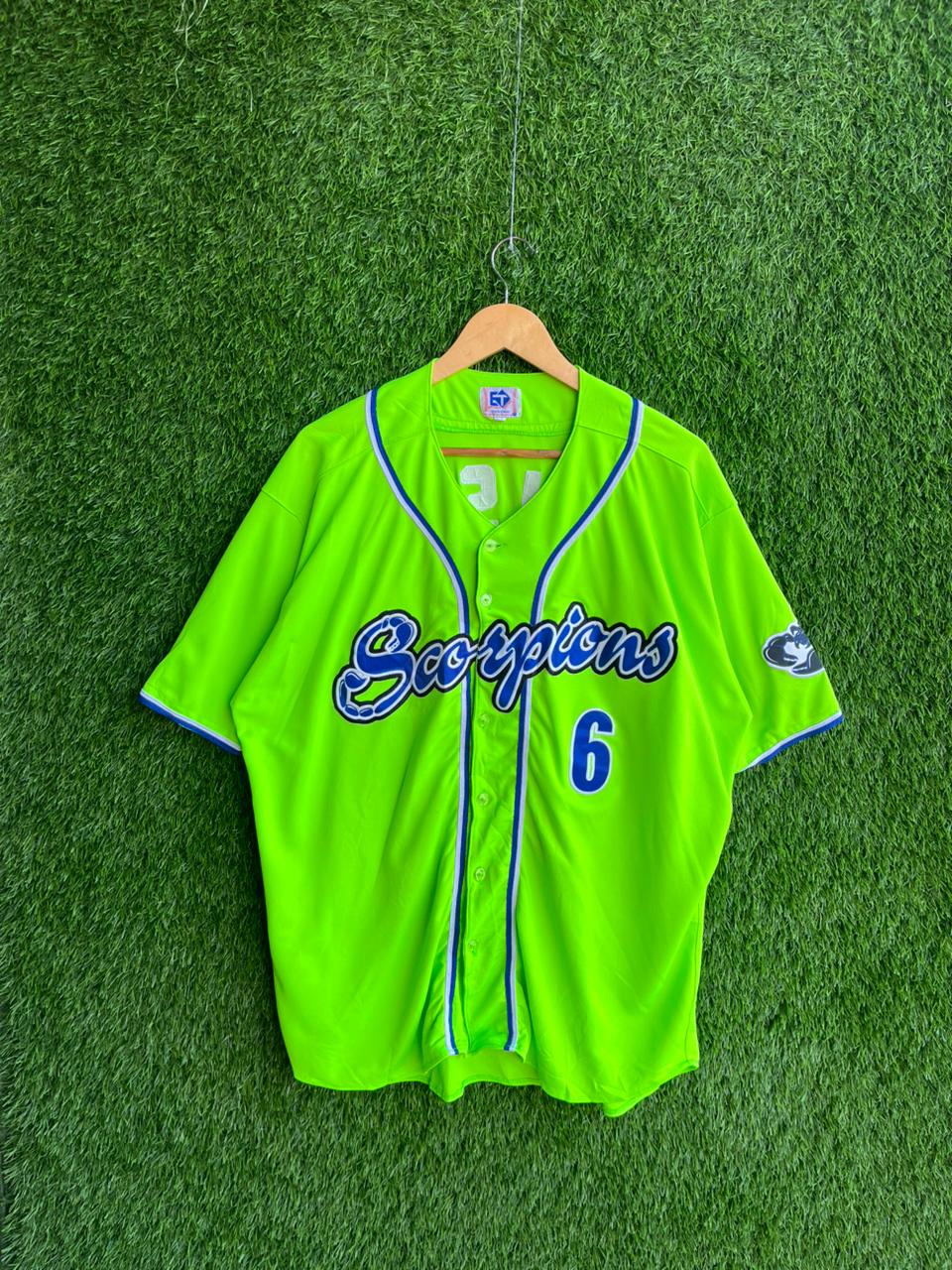 MLB SCORPIONS 6 Jersey |Vintage Oversized Streetwear | Men Women |  Online Shopping