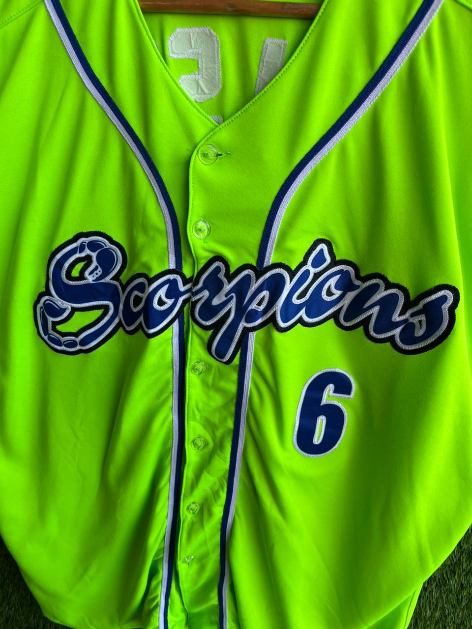 MLB SCORPIONS 6 Jersey |Vintage Oversized Streetwear | Men Women |  Online Shopping