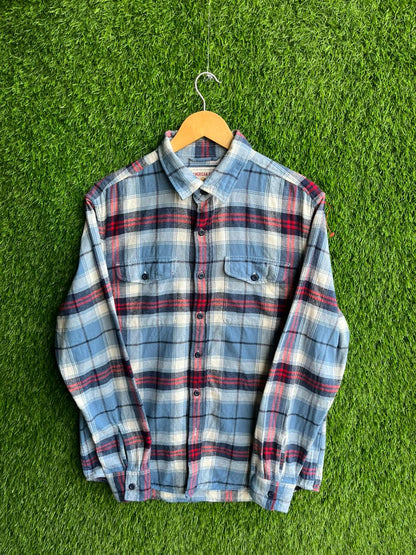 American eagle Flannel Shirt for Men & Women | Oversized Checked Cotton Shirt | Winter Casual Wear India