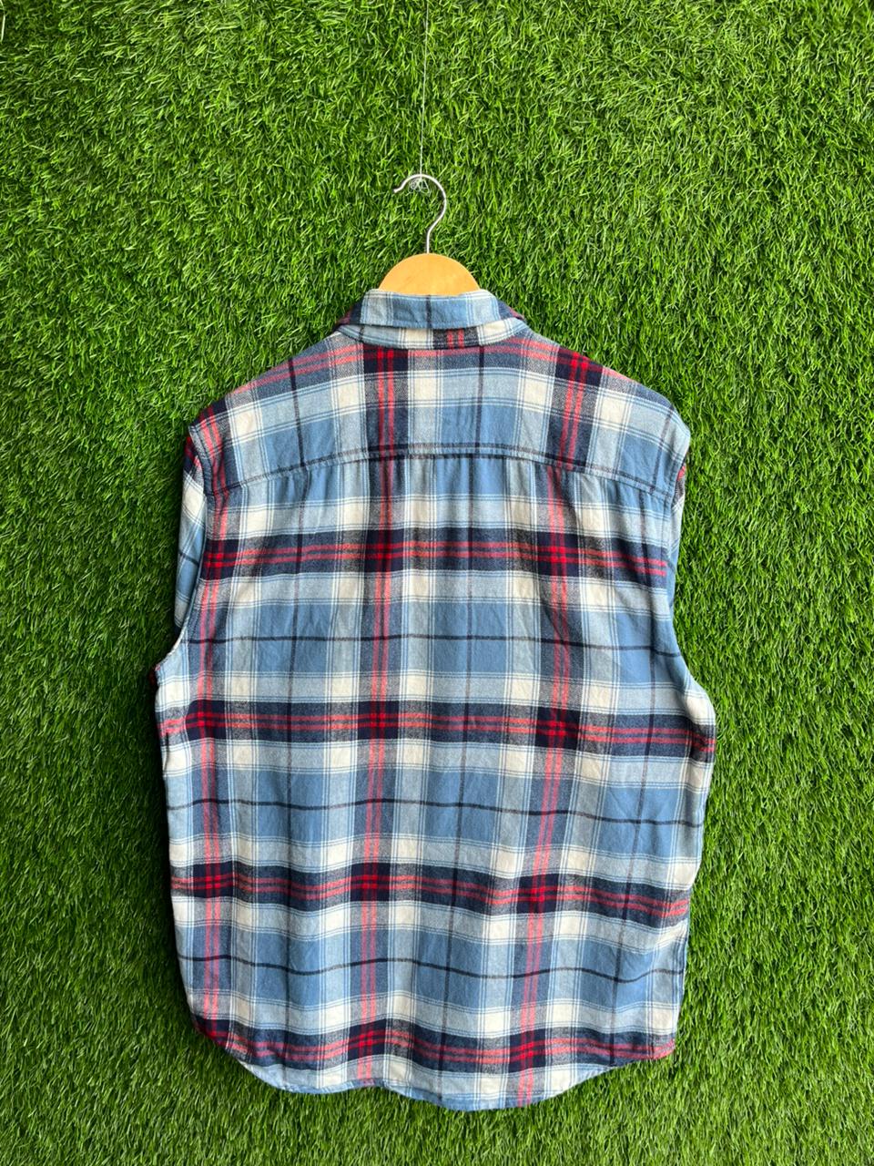 American eagle Flannel Shirt for Men & Women | Oversized Checked Cotton Shirt | Winter Casual Wear India