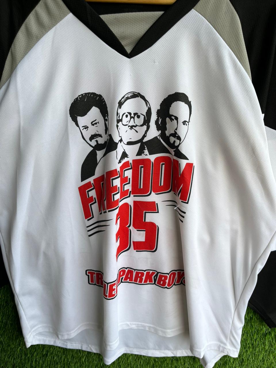 ICEHOCKEY FREEDOM 35 Jersey |Vintage Oversized Streetwear | Men Women |  Online Shopping