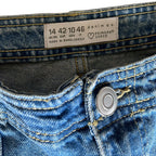 8 Pocket Denimco Vintage Blue Jeans |Straight Fit | Pre-Owned Streetwear Denim|  Men Women | Unisex  | Online Shopping