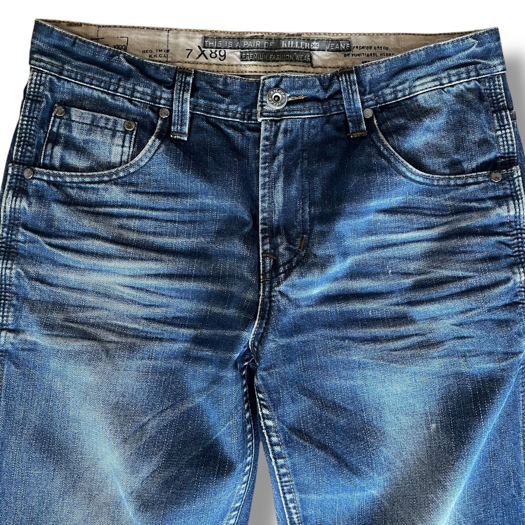 Killer Jeans |Straight Fit | Pre-Owned Streetwear Denim|  Men Women | Unisex  | Online Shopping