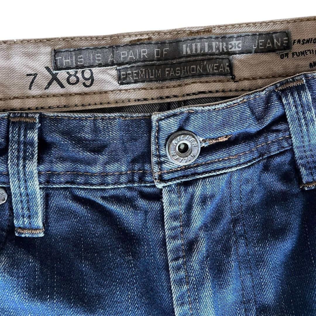 Killer Jeans |Straight Fit | Pre-Owned Streetwear Denim|  Men Women | Unisex  | Online Shopping