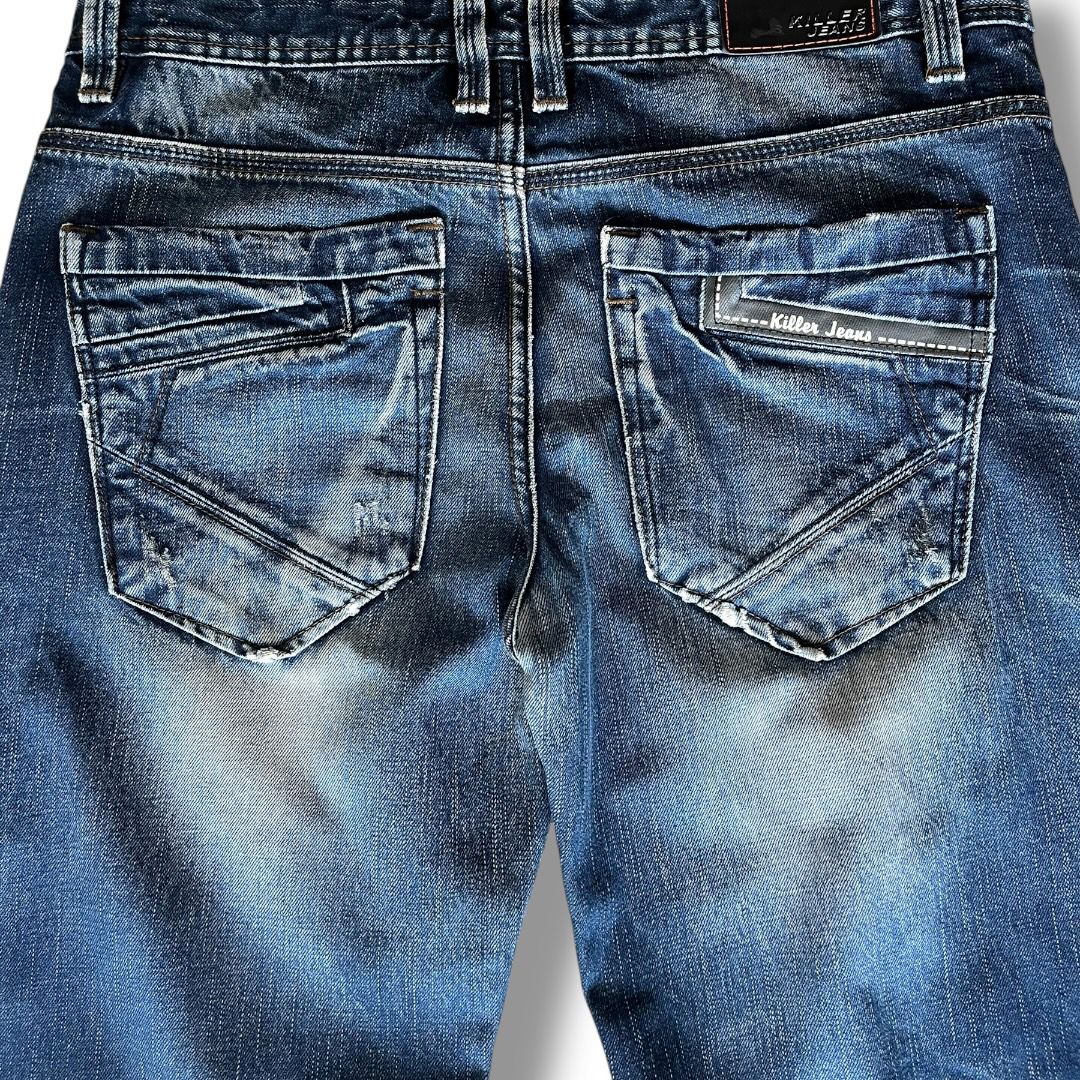 Killer Jeans |Straight Fit | Pre-Owned Streetwear Denim|  Men Women | Unisex  | Online Shopping