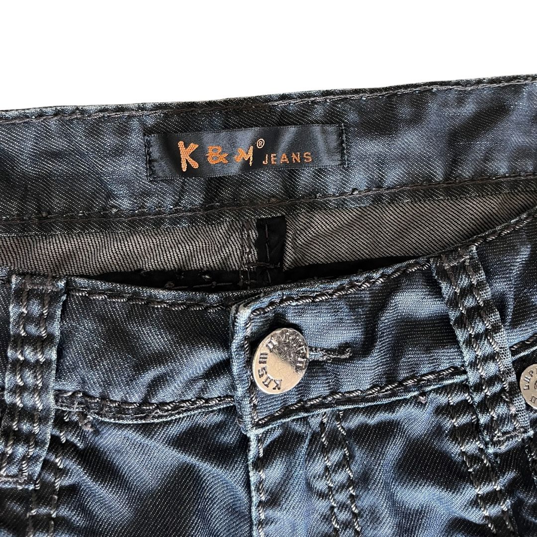 K&M Jeans|Straight Fit | Pre-Owned Streetwear Denim|  Men Women | Unisex  | Online Shopping