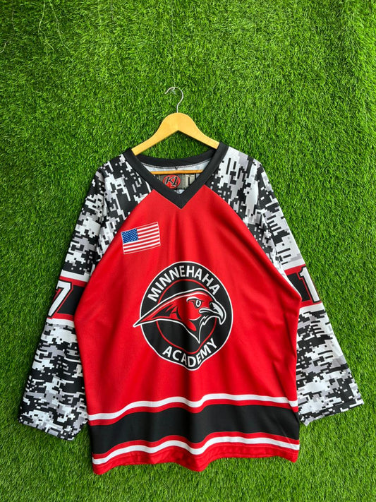 Ice hockey minnehaha academy Jersey |Vintage Oversized Streetwear | Men Women |  Online Shopping