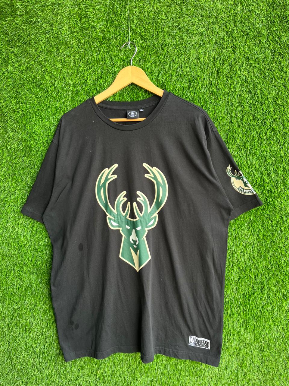 NBA MIlwaukee cotton T-shirt |Vintage Oversized Streetwear | Men Women |  Online Shopping