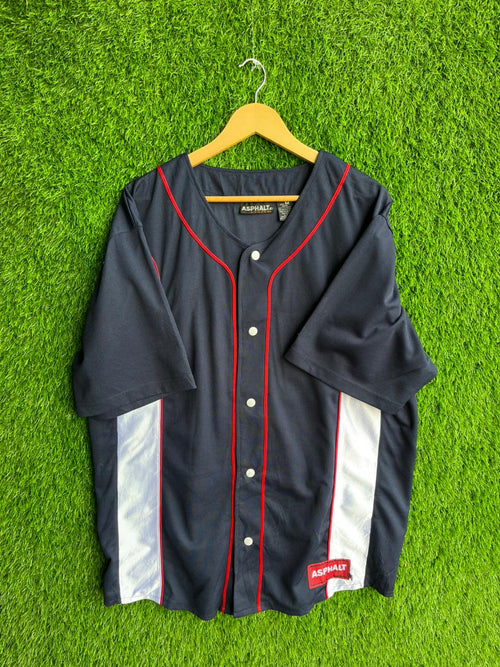 Baseball Jerseys ASPHALT Jersey |Vintage Oversized Streetwear | Men Women |  Online Shopping
