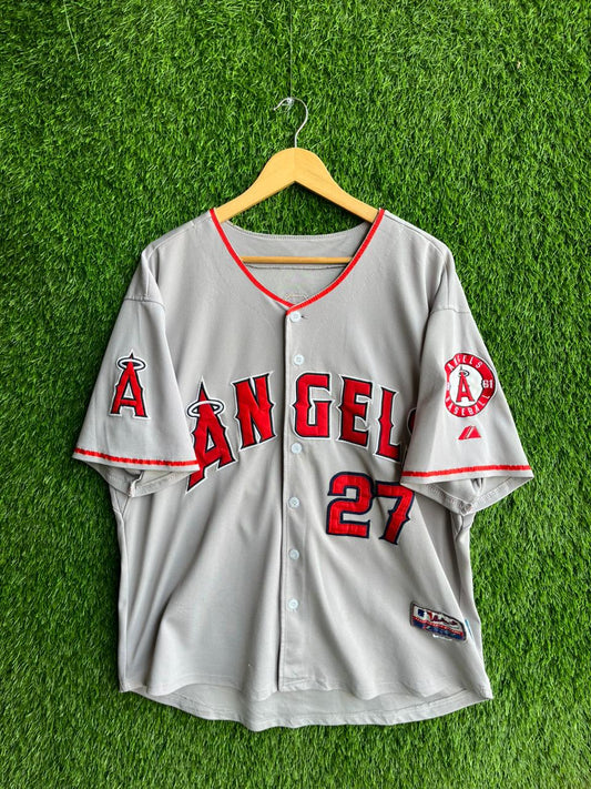 Mlb Angels Trout 27  |Vintage Oversized Streetwear | Men Women |  Online Shopping