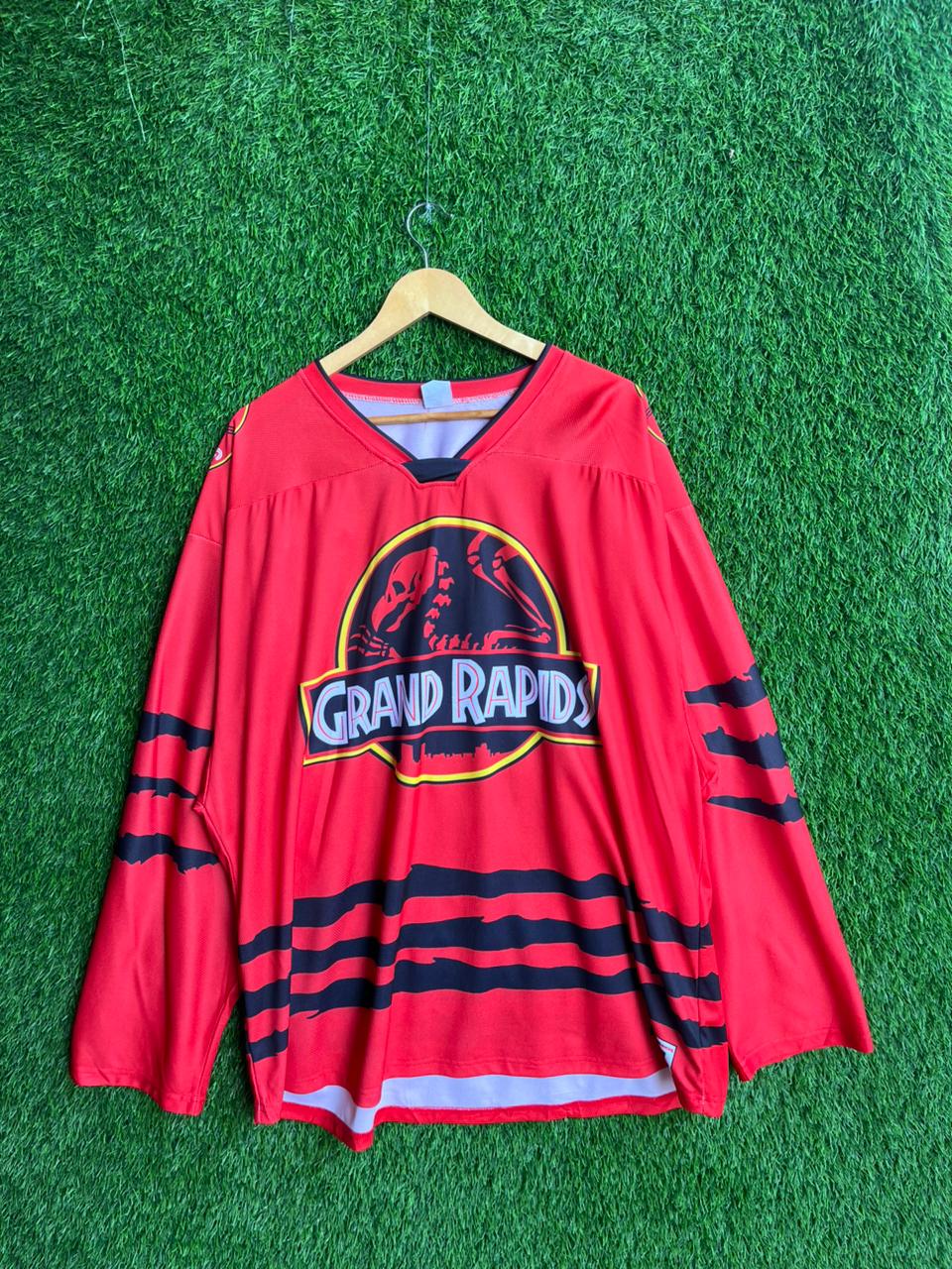 Ice Hockey Grand Rapids Jersey |Vintage Oversized Streetwear | Men Women |  Online Shopping