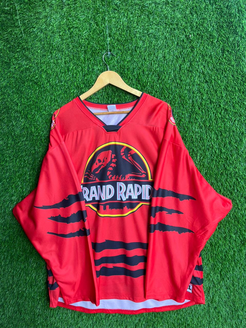 Ice Hockey Grand Rapids Jersey |Vintage Oversized Streetwear | Men Women |  Online Shopping