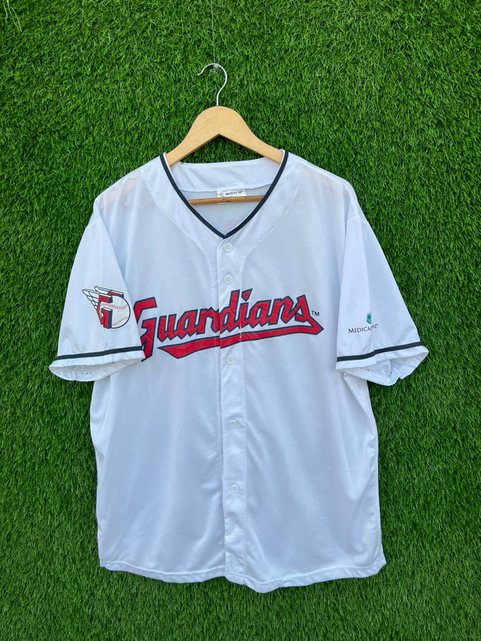 MLB GUARDIANS Straw 7 Jersey |Vintage Oversized Streetwear | Men Women |  Online Shopping