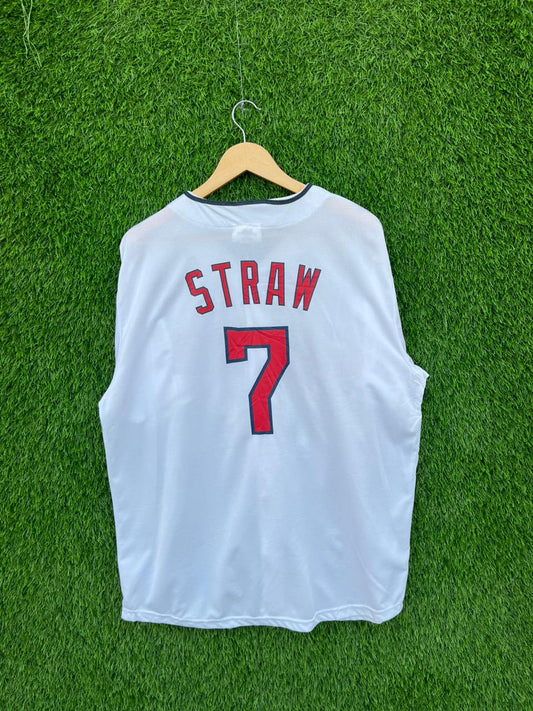 MLB GUARDIANS Straw 7 Jersey |Vintage Oversized Streetwear | Men Women |  Online Shopping