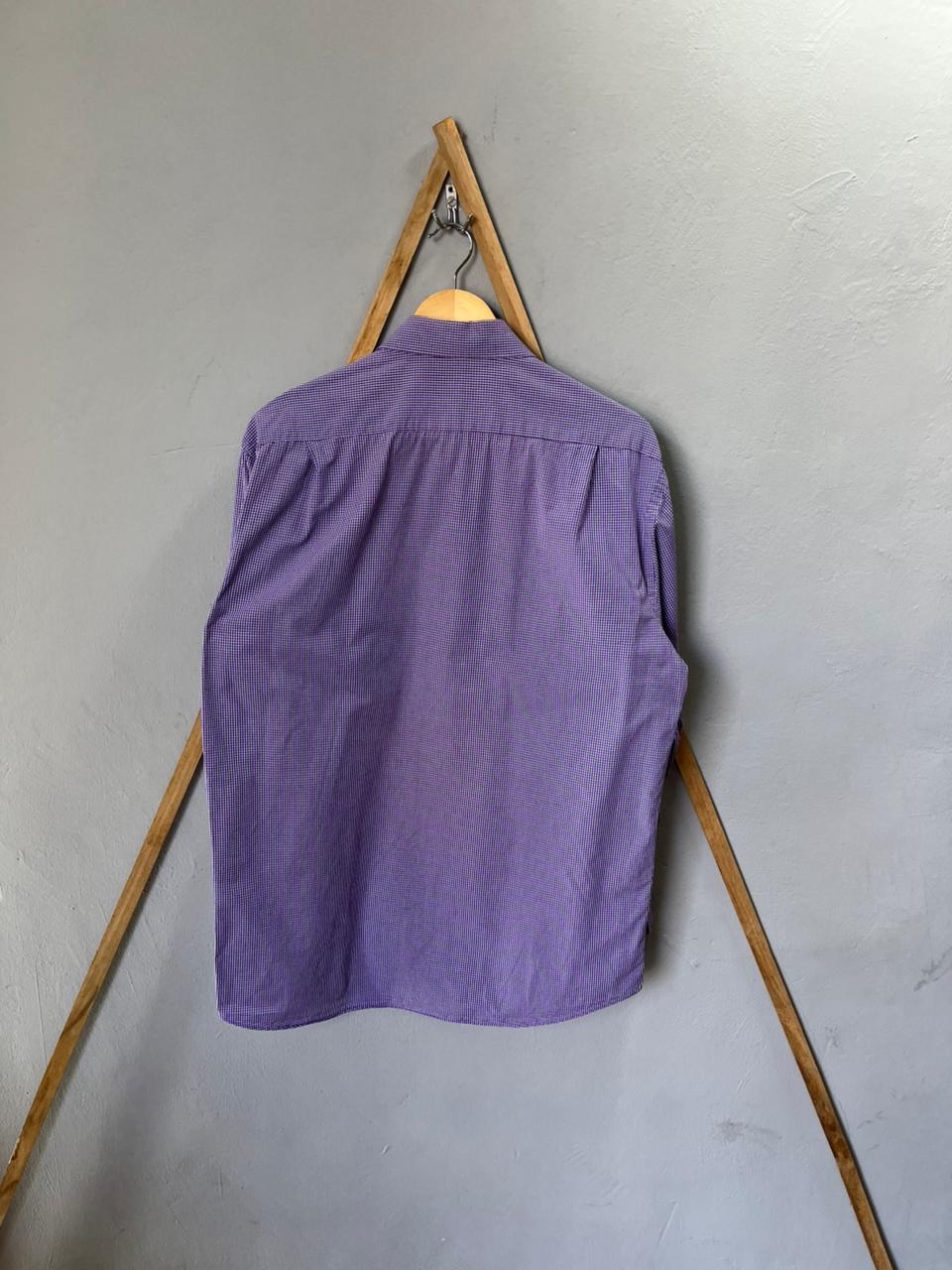 Tommy Hilfiger Checkered Shirt | Korean-Inspired Oversized Fit | Lightweight Summer Wear | Full Sleeve | Men Women | Online Shopping