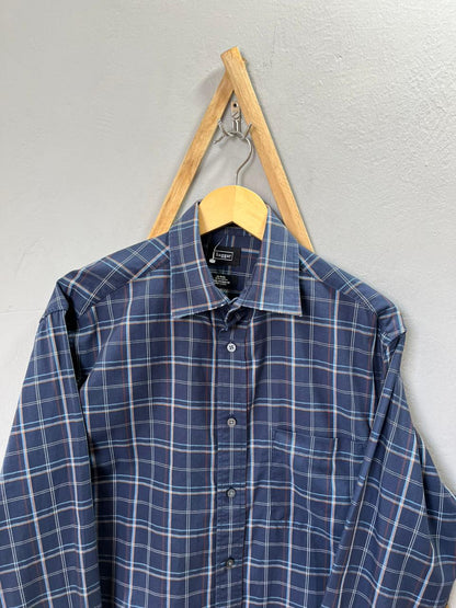Haggar Checkered Shirt | Korean-Inspired Oversized Fit | Lightweight Summer Wear |  Full Sleeve | Men Women | Online Shopping