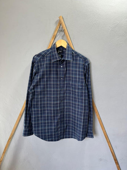 Haggar Checkered Shirt | Korean-Inspired Oversized Fit | Lightweight Summer Wear |  Full Sleeve | Men Women | Online Shopping