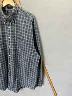 Nautica Checkered Shirt | Korean-Inspired Oversized Fit | Lightweight Summer Wear | Full Sleeve | Men Women | Online Shopping