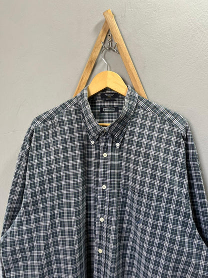 Nautica Checkered Shirt | Korean-Inspired Oversized Fit | Lightweight Summer Wear | Full Sleeve | Men Women | Online Shopping