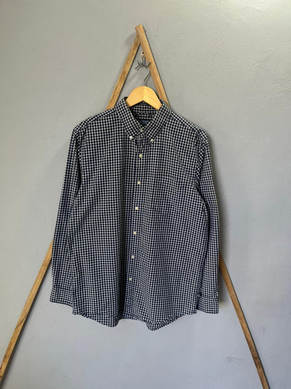CHAPS gingham Checkered Shirt | Full Sleeves |Korean-Inspired Oversized Fit | Lightweight Summer Wear  | Men Women | Online Shopping