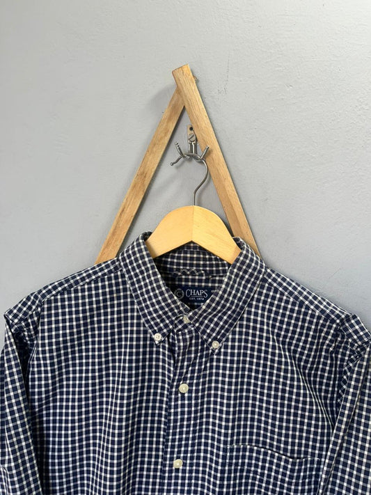 CHAPS gingham Checkered Shirt | Full Sleeves |Korean-Inspired Oversized Fit | Lightweight Summer Wear  | Men Women | Online Shopping