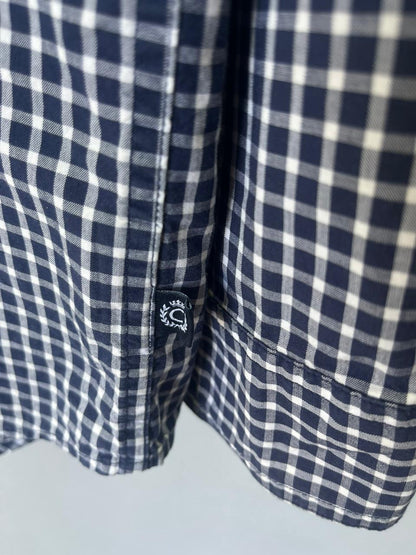 CHAPS gingham Checkered Shirt | Full Sleeves |Korean-Inspired Oversized Fit | Lightweight Summer Wear  | Men Women | Online Shopping