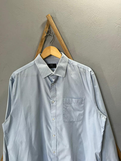 M&S Plain Shirt | Full Sleeves |Korean-Inspired Oversized Fit | Lightweight Summer Wear | Full Sleeve | Men Women | Online Shopping