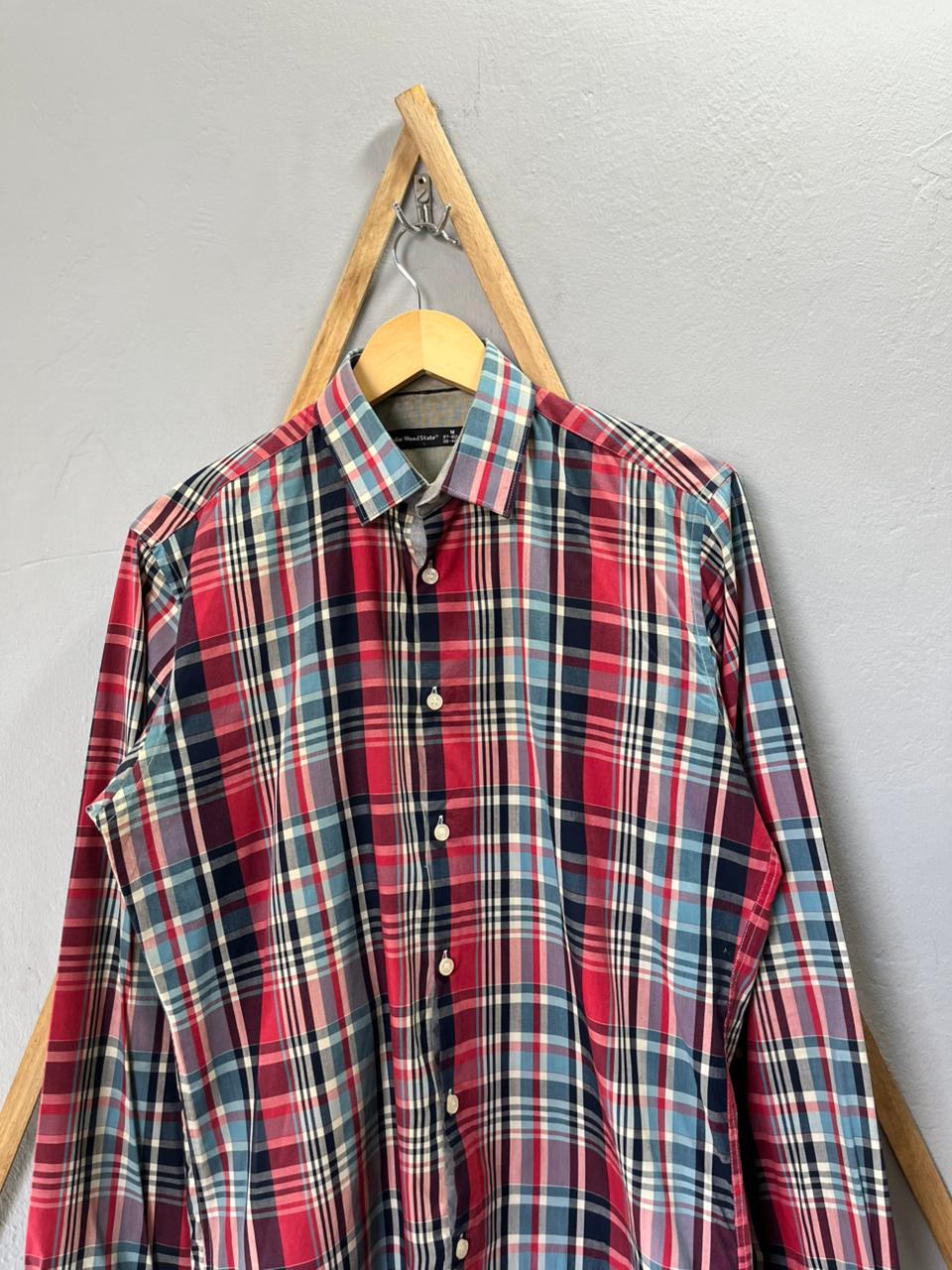 Cedar Wood State Checked Shirt | Full Sleeves |Korean-Inspired Oversized Fit | Lightweight Summer Wear | Full Sleeve | Men Women | Online Shopping