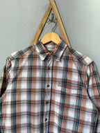 George Checkered Shirt | Full Sleeves |Korean-Inspired Oversized Fit | Lightweight Summer Wear | Men Women | Online Shopping
