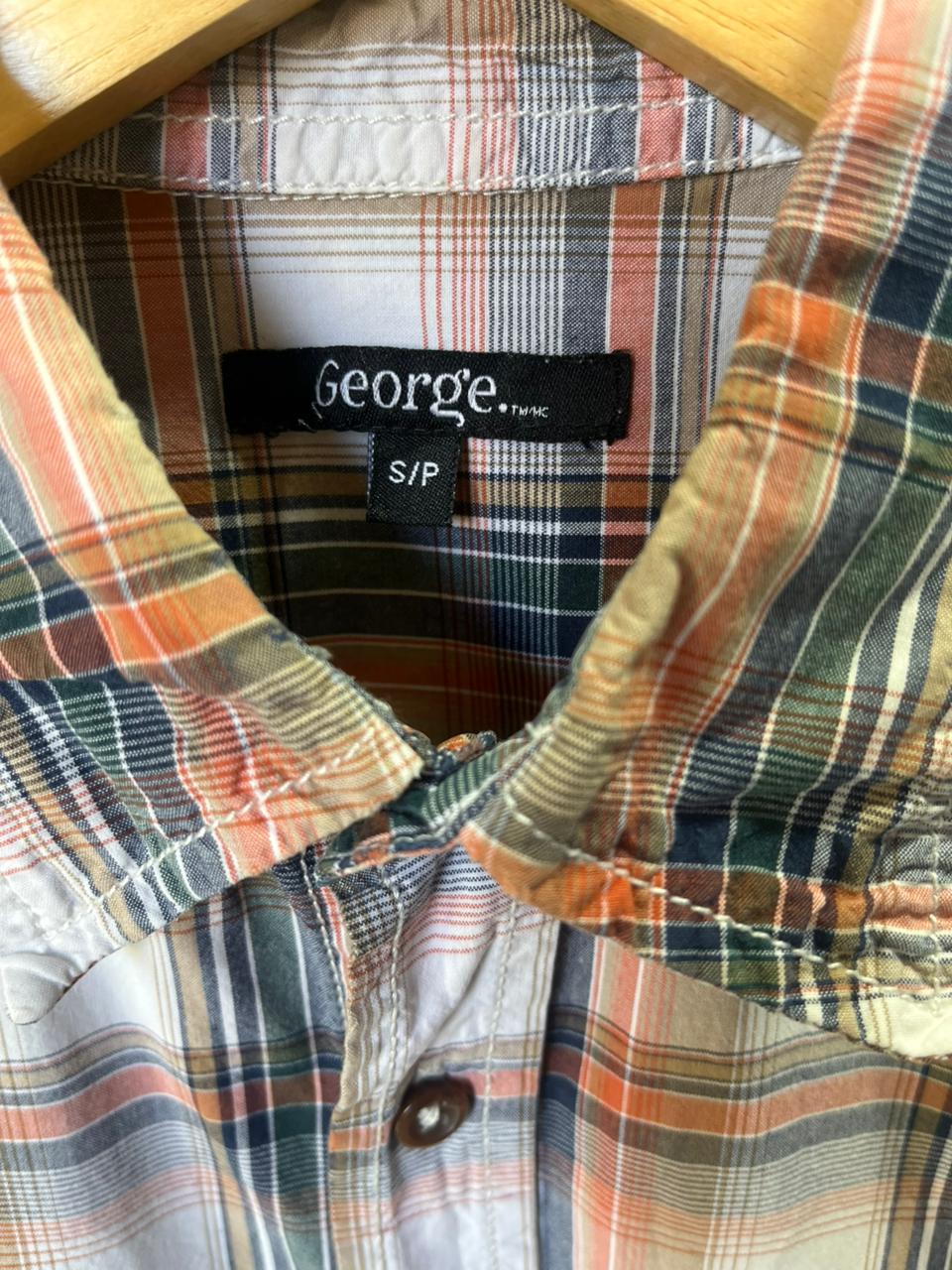 George Checkered Shirt | Full Sleeves |Korean-Inspired Oversized Fit | Lightweight Summer Wear | Men Women | Online Shopping