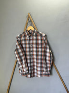 George Checkered Shirt | Full Sleeves |Korean-Inspired Oversized Fit | Lightweight Summer Wear | Men Women | Online Shopping