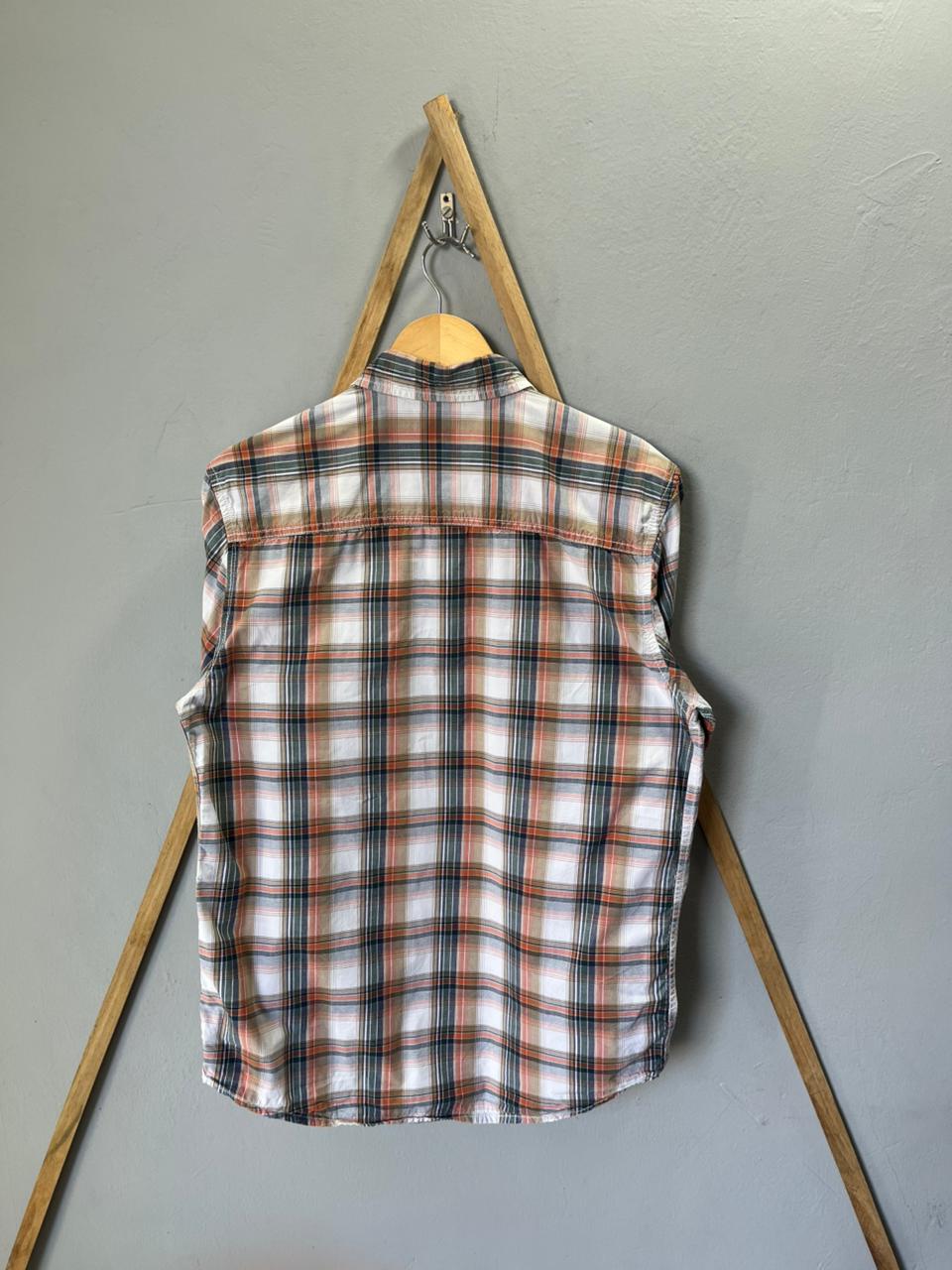 George Checkered Shirt | Full Sleeves |Korean-Inspired Oversized Fit | Lightweight Summer Wear | Men Women | Online Shopping
