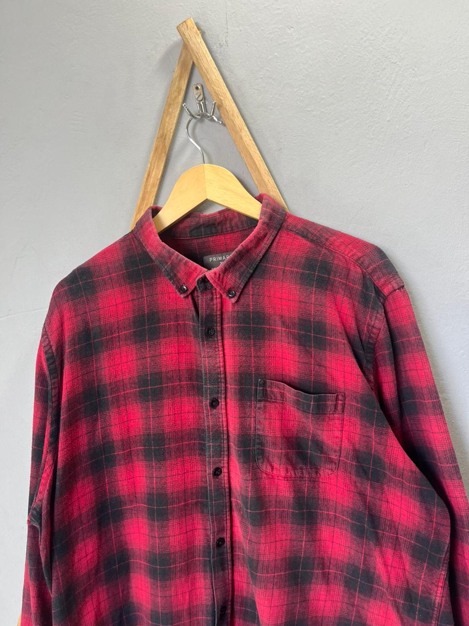 Primark Flannel Shirt | Full Sleeves |Korean-Inspired Oversized Fit | Lightweight Summer Wear | Men Women | Online Shopping