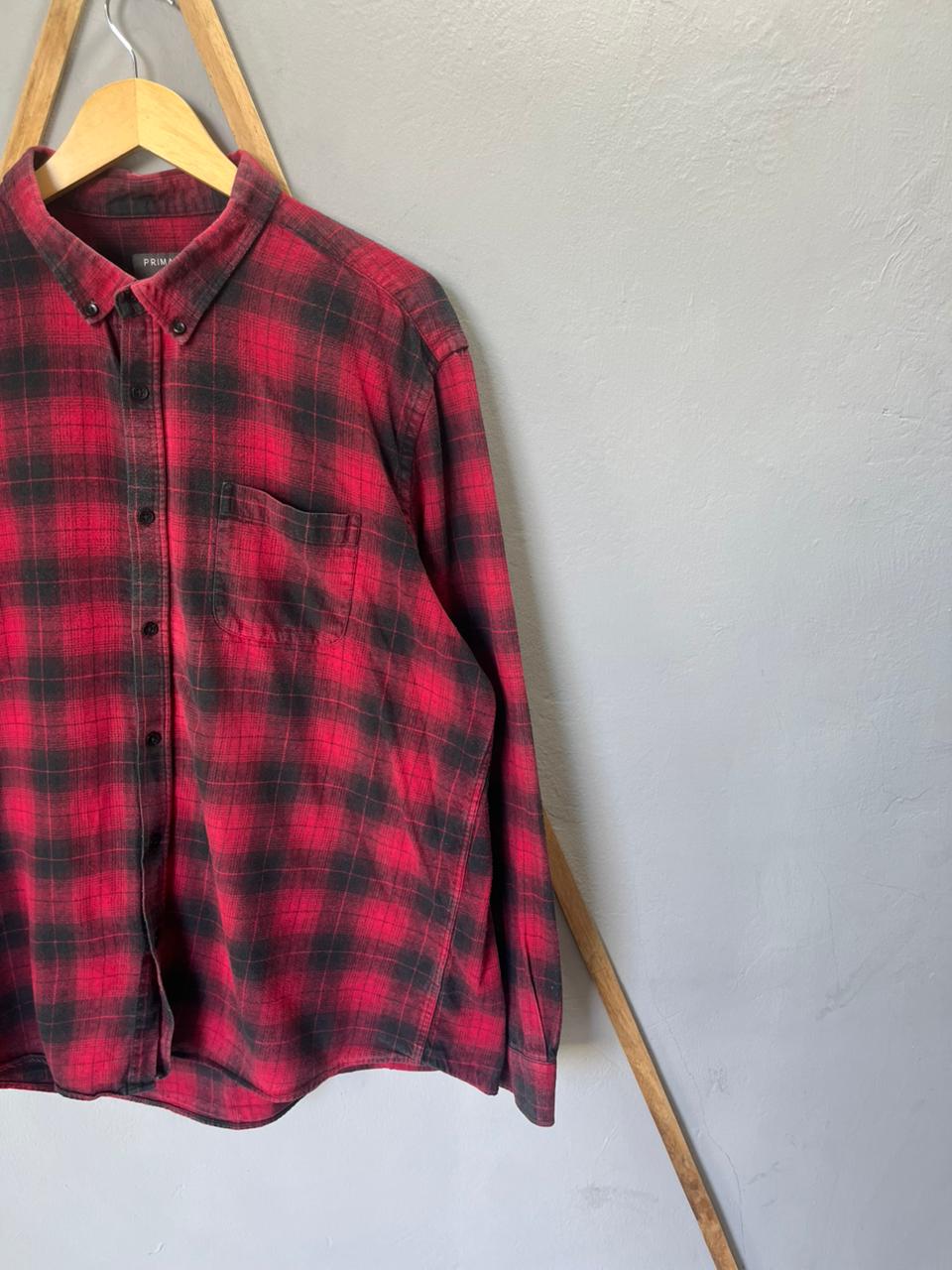 Primark Flannel Shirt | Full Sleeves |Korean-Inspired Oversized Fit | Lightweight Summer Wear | Men Women | Online Shopping