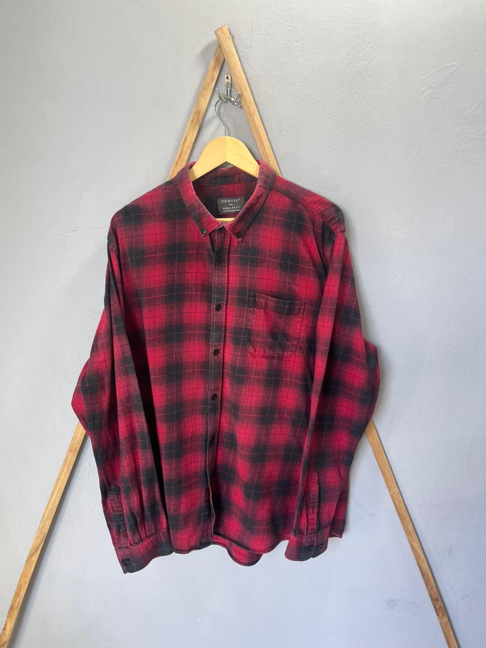 Primark Flannel Shirt | Full Sleeves |Korean-Inspired Oversized Fit | Lightweight Summer Wear | Men Women | Online Shopping