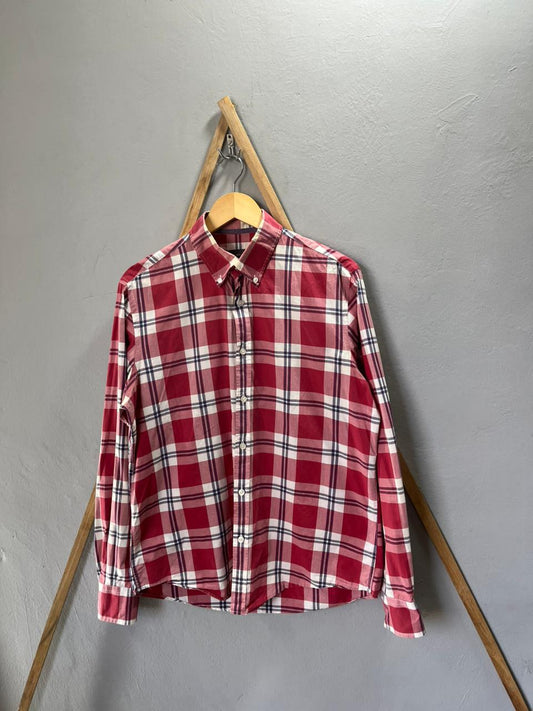 Easy Wear Checkered Shirt | Full Sleeves |Korean-Inspired Oversized Fit | Lightweight Summer Wear | Half / Full Sleeve | Men Women | Online Shopping