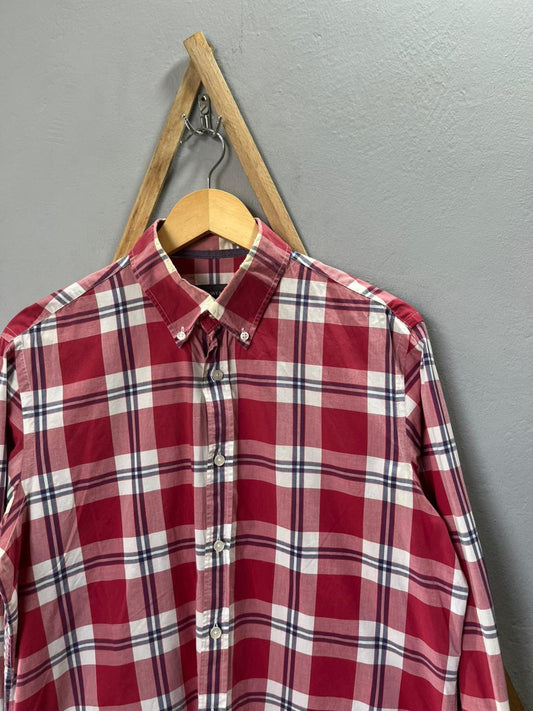 Easy Wear Checkered Shirt | Full Sleeves |Korean-Inspired Oversized Fit | Lightweight Summer Wear | Half / Full Sleeve | Men Women | Online Shopping