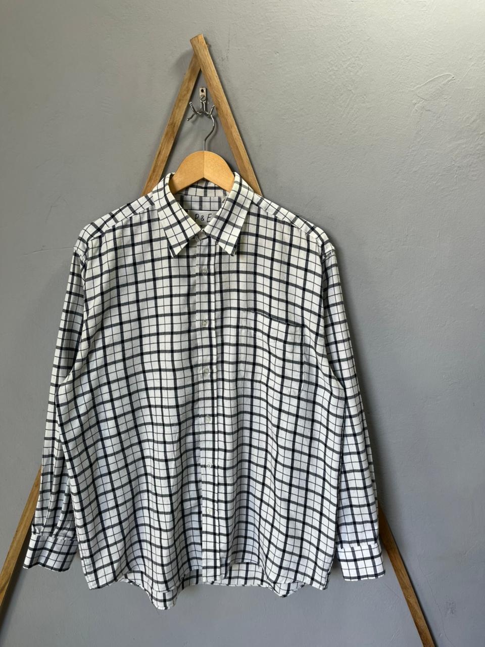 P&E  Shirt | Full Sleeves |Korean-Inspired Oversized Fit | Lightweight Summer Wear | Half / Full Sleeve | Men Women | Online Shopping