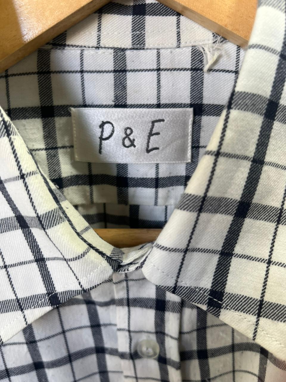 P&E  Shirt | Full Sleeves |Korean-Inspired Oversized Fit | Lightweight Summer Wear | Half / Full Sleeve | Men Women | Online Shopping