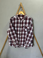 Goods and Supply Checkered Shirt | Full Sleeves |Korean-Inspired Oversized Fit | Lightweight Summer Wear | Half / Full Sleeve | Men Women | Online Shopping