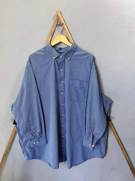GS Gingham Shirt | Full Sleeves |Korean-Inspired Oversized Fit | Lightweight Summer Wear | Men Women | Online Shopping
