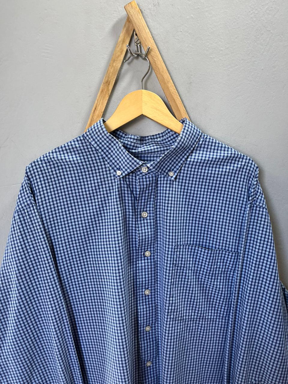 GS Gingham Shirt | Full Sleeves |Korean-Inspired Oversized Fit | Lightweight Summer Wear | Men Women | Online Shopping